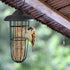 Black Suet Ball Bird Feeder Outdoor Hanging Wire Steel Metal Fat Ball Feeder for Wild Birds...