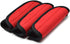 Cosmos Pack of 3 Neoprene Luggage Handle Wrap Handle Grip Luggage Identifier for Travel Bag Luggage Suitcase (Red Color)...