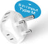 Ceptics South Africa Travel Adapter - 5 Input with QC 3.1A Dual USB and USB-C - Ultra Compact - Light Weight - USA to Any Type M Countries Such as...