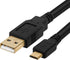 Cmple - Micro USB Cable 3ft Male to Male Micro USB Charging Cable Data Sync USB to USB Cable for Android Phone, Laptop, PC, Tablet, Car GPS, Power...