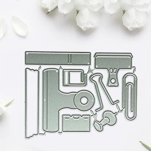 Document Clips Metal Die Cuts, Cutting Dies for Card Making Clearance, Embossing Dies for Scrapbooking, DIY Album Paper Cards Decoration...