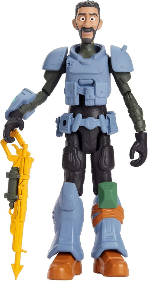 Mattel Disney and Pixar Lightyear Jr. Zap Patrol Mo Morrison Action Figure, 10 Points of Articulation & Accessories, 5-in Scale...