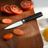 3.5 Inch Bar Paring Knife with Large Black Handle, Small Kitchen Knife for Fruit Vegetables, Professional Sharp Pairing Knives/High Carbon Stainle...
