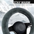 Steering Wheel Cover, Anti-Slip Universal Steering Wheel Cover, Fluffy Steering Wheel Cover, Non-Slip Car Steering Wheel Decoration Automotive Int...