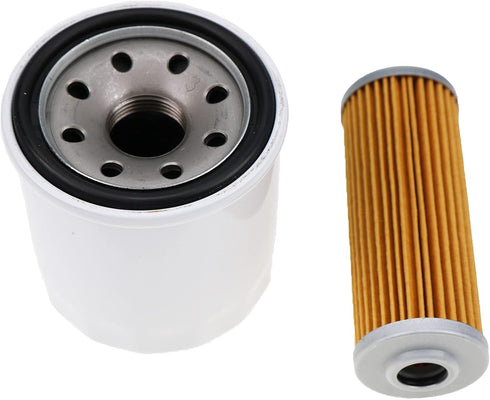 Filter Kit Fuel and Oil Filter M806418 MIU804763 M801101 for John Deere 1023E 1025R 1026R 2305 2320 755 855 HPX Diesel Gator X495 X744 X595 X740 X...