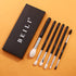 BEILI Eye Makeup Brushes 6pcs Eyeshadow Brushes Natural Goat Professional Makeup Brushes Set for Eyeshadow, Blending, Eyebrow, Highlighter...