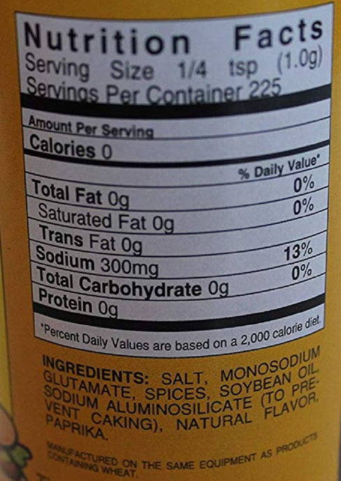 Andy's Seasoned Salt, 8 Ounce...