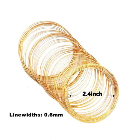 500 Loops Jewelry Making Wire Memory Beading Wire, Cuff Bangle Bracelet Wire for Necklace Bracele Crafts DIY Making...