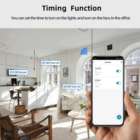 2 Channel Tuya Smart Life WiFi Momentary Inching Relay Self-Locking Switch Module,DC/AC 7-32V WiFi RF Bluetooth Relay, Compatible with Alexa Goolg...