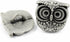 Bezelry 12 Pieces Cute Owl Antique Silver Color Metal Shank Buttons 15mm (19/32 inch) (Antique Silver)...