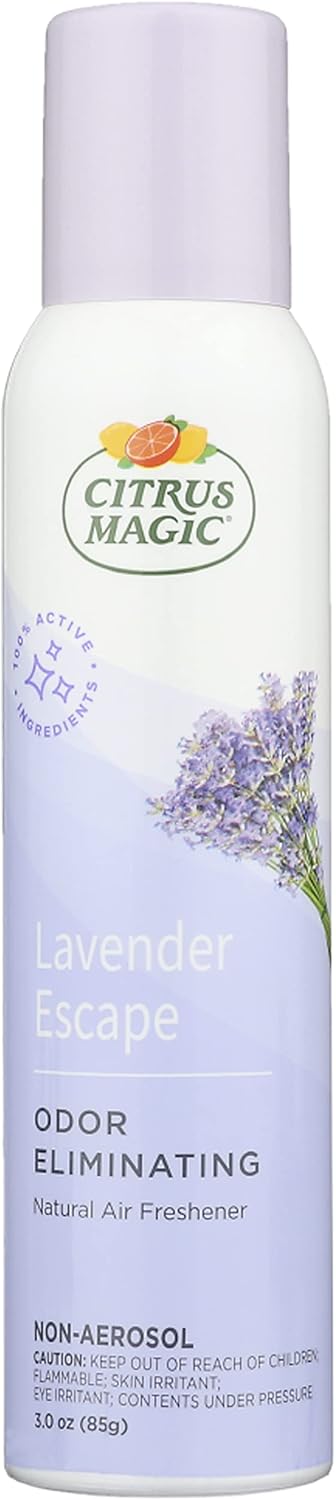 Citrus Magic, Lavender Escape, Natural Odor Eliminating Air Freshener Spray, 3-Ounce, 3 Fl Oz (Pack of 3), 3 Count...
