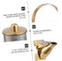 1pc Stainless Steel Pot Whistling Tea Kettle Stainless Steel Tea Pots Portable Stove Teapot for Stovetop Teapot with Infuser Water Boiler Filter W...