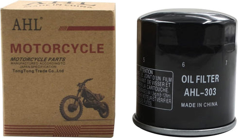 AHL 303 Oil Filter for Yamaha VX1100 Waverunner Deluxe/Cruiser/Sport/VX 998cc 2005-2007 XV1600 Road Star Midnight 1600 2000-2003 XV1900 Roadliner/...