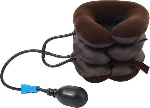 Cervical Neck Device Neck Support Traction Inflatable Air Pillow for Pain Relief...