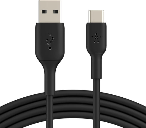 Belkin BoostCharge USB-C Cable (2M/6.6ft), USB-C to USB-A Cable, USB Type-C Cable for iPhone 15 Series, Samsung Galaxy S24, S24+, Note20, Pixel 7,...
