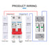 DC Miniature Circuit Breaker 2P 1000V 63A Solar Mini Circuit Breaker Battery Switch Thermal Magnetic Trip DIN Rail Mount DC Disconnect Switch DC M...