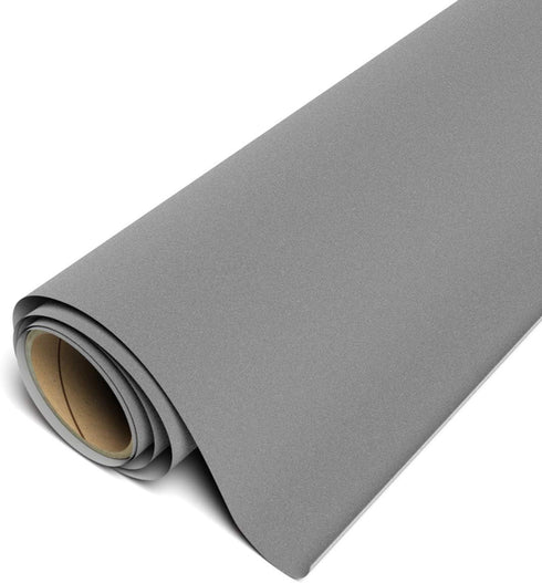 Siser StripFlock Pro HTV 12"x1yd Roll (Gray) - Textured Heat Transfer Vinyl - for use with Siser, Cricut and Silhouette Cutters - CPSIA Certified...