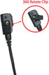 XPR3500e Earpiece Headset with Mic PTT for Motorola XPR3500 XPR3000 XPR3300 XPR3300e Walkie Talkie 2 Way Radio G Shape Black...