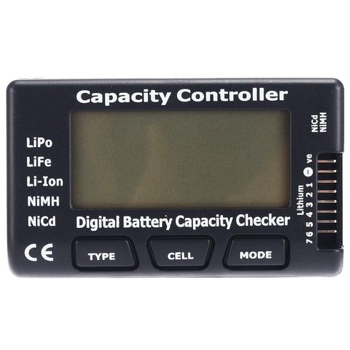 HiLetgo LiPo LiFe Li-Ion NiMH Nicd Cell Meter Digital Battery Capacity Meter Power Test CellMeter-7 Digital Battery Capacity Checker LiPo LiFe Li-...