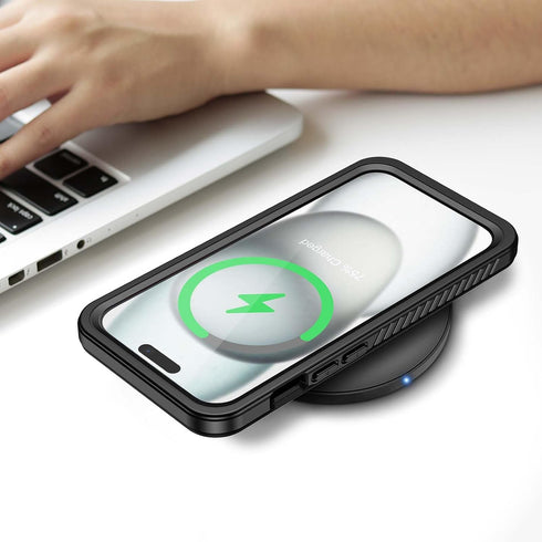 Lanhiem for iPhone 15 Plus Case, IP68 Waterproof Dustproof Shockproof Cases with Built-in Screen Protector, 360 Full Body Protective Front and Bac...