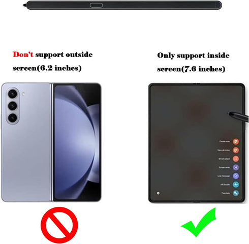 Galaxy Z Fold 5/6 S Pen Fold Edition for Samsung Galaxy Z Fold 5/6 5G S Pen Galaxy Slim S Pen 5/6 Fold Edition Stylus EJ-PF946BBEGWW with Adaptors...