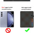 Galaxy Z Fold 5/6 S Pen Fold Edition for Samsung Galaxy Z Fold 5/6 5G S Pen Galaxy Slim S Pen 5/6 Fold Edition Stylus EJ-PF946BBEGWW with Adaptors...
