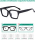 Eyekepper Ladies Reading Glasses - Oversized Square Design Readers for Women Black...
