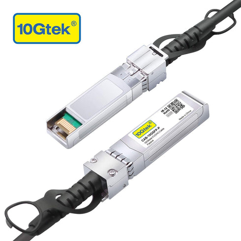 SFP+ DAC Twinax Cable, Passive, Compatible with Dell Force 10 CBL-10GSFP-DAC-1M, 1 Meter(3.3ft)...