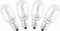 WE4M305 Dryer Light Bulb for GE/General Electric 110v 10watt Appliance Bulb (4 pack)