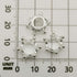 iloveDIYbeads 60pcs Mixed Antique Silver Bronze Gold 3D King Crown Loose Spacer Bead,Craft Supplies Crown Charms for Jewelry Making Accessory Find...