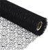 Mesh Ribbon Roll Spider Web Deco Ribbon Lace Net Jute Mesh Trim Ribbon Gauze Roll for DIY Craft Flower Packaging Door Curtain Background (Black)...