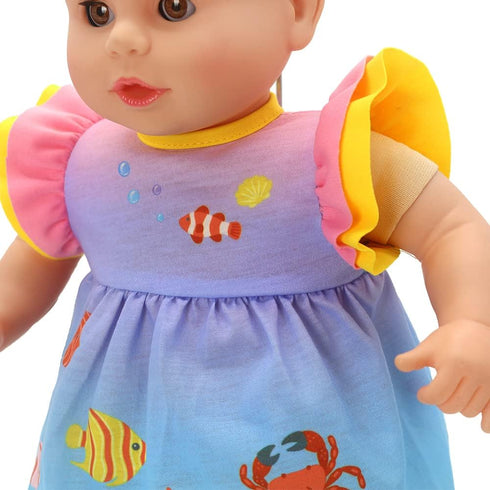 6 Pack Doll Clothes for 13-16 inch Baby Dolls, Dress for 13-16 inches Dolls, Compatible with Toy JC, Toy Manhattan, Toy Doug Melissa...