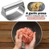 Garlic Press Rocker Stainless Steel, Fruit Crusher with Comfortable Handle Porous Surface, Easy Use & Clean, Vegetable Squeezer Kitchen Tool...