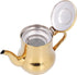 Stainless Steel Tea Pot With Filter Rust Proof Durable Oil Strainer Pot For Hotels Restaurants Homes 850ml Tea Kettle(Gold)...