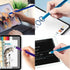 3-Pack 7.3’’ Fine Micro-Knit Mesh Tip Capacitive Stylus Pens for Touch Screens with Replaceable Mesh Tips, Extra Long Universal Stylus Pens and Cl...