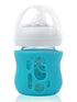 Olababy Silicone Sleeve for Avent Natural Glass Baby Bottles (4 oz, Blue)...