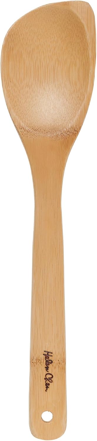 Helen’s Asian Kitchen Bamboo Kitchen Corner Spoon Cooking Utensil, 12-Inch...