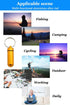 AKOAK 2 Pcs Colorful Round Aluminum Alloy Pill Bottle, Emergency Jar, Waterproof Outdoor Travel Portable Pill Bottle Key Chain (Purple)...