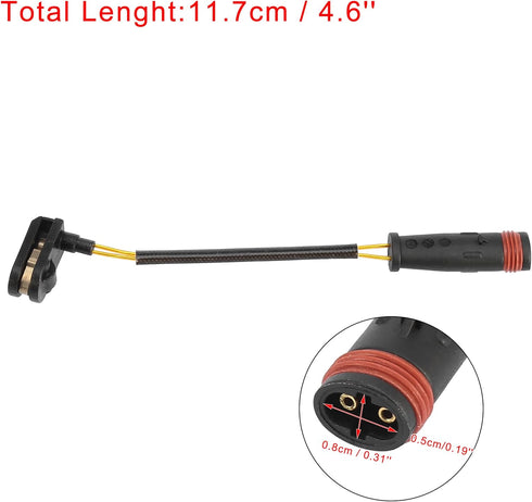 X AUTOHAUX 4pcs Car Front Rear Brake Pad Wear Sensor for Dodge Sprinter 2500 9065401417...