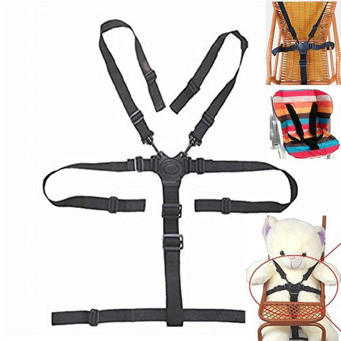 Universal Baby Safe Belt Holder - 5 Point Harness Replacement for Wooden High Chair...