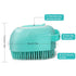 Pet Dog Bath Brush Gentle Soap Dispenser Massaging Bath Grooming Soft Silicone(Blue)...
