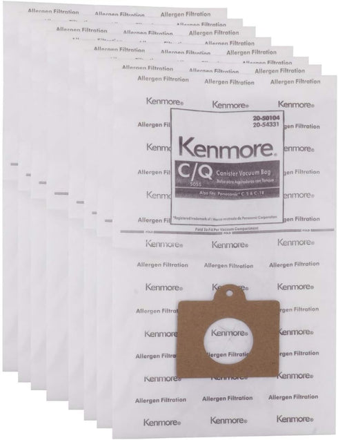 Other 50104 Kenmore Vacuum Bag, Type C and Q, 8-Pack Genuine Original Equipment Manufacturer (OEM) Part...