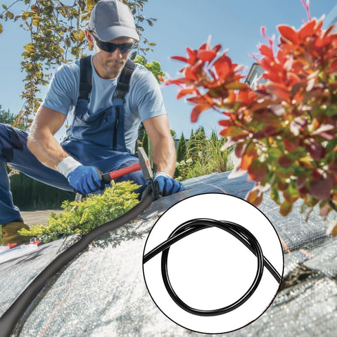 Garden Watering Tube, Water Tube Irrigation Hose Blank Distribution Tubing Line Drip Irrigation Tubing DIY Agriculture Hydroponics Misting Tubing ...