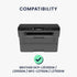 kwmobile Dust Cover Compatible with Brother DCP-L2530DW / L2550DN / MFC-L2710DN / L2750DW - Printer Case - Fabric Protector Cover - Light Grey...