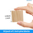 50Pcs Wooden Cubes 1inch Natural Wooden Blocks Unfinished Wood Blocks for Wood Crafts Blank Wood Square Blocks for Crafts and DIY Projects Puzzle ...