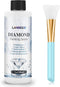 LANBEIDE 200ML Diamond Painting Sealer with Silicone Brush, Updated 5D Diamond Painting Glue Sealer Permanent Hold & Shine Effect Conserver for Di...