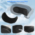 2 Set Camera Lens Protector & 1 Lens Cover for Meta Quest 3, VR Accessories Included Black Circle Tempered Glass Lens Films, Soft Durable Lens Cov...