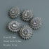 5pc/lot Luxury Crystal Buttons for Clothes Cubic Zirconia Button for Coat Decorative CZ Sewing Buttons for Cashmere Cardigan (25.2mm)...