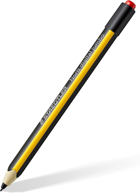 STAEDTLER Noris Jumbo Digital Stylus Pen: No Charging, EMR Palm Rejection, 4.096 Pressure Levels, Hexagonal Shape, Natural Writing and Drawing on ...