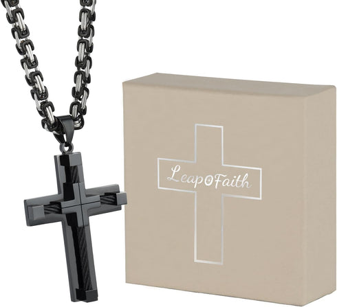 Cross Pendant Car Rearview Mirror Hanging Accessories Cross Charm for Truck Auto Mirror Necklace for Men Ornament Women Cross...